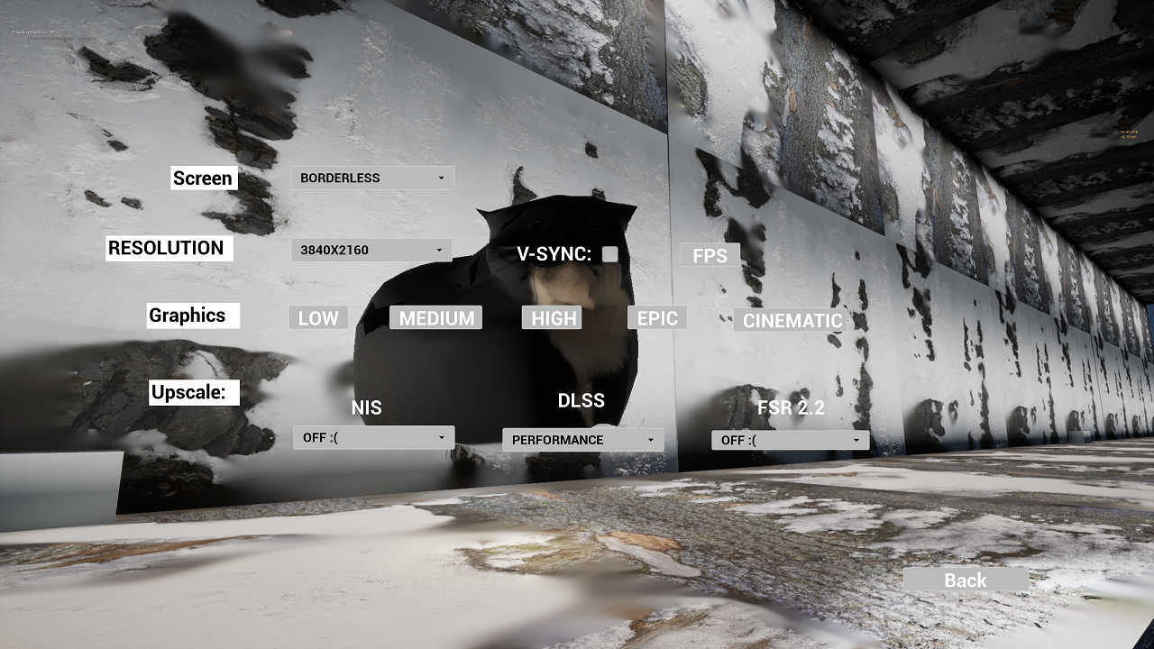 Screenshot of RTXBird game
